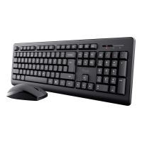 Trust Primo, Kabellos, RF Wireless, Membran Key Switch, QWERTZ, Schwarz, Maus enthalten