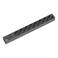 Bachmann Steckdosenleiste (Rack - einbaufähig) - Wechselstrom 250 V - Ausgangsanschlüsse: 8 - 1U - 48.3 cm (19")