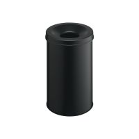 Durable Mülleimer - rund - 30 L - Stahl - Schwarz