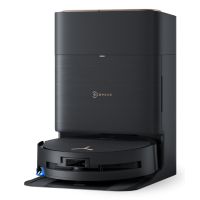 Ecovacs X9 PRO OMNI, Kombi, Schwarz, Rund, 0,22 l, 4 l, Walzenbürste & Seitenbürste