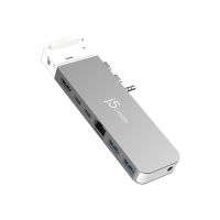 j5create JCD395 - Dockingstation - USB4 x 2 - HDMI, USB4 - 1GbE - für Apple MacBook Air (Mitte 2022)