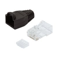 LogiLink Netzwerkanschluss - RJ-45 (M) - ungeschirmt - CAT 6 (Packung mit 100)