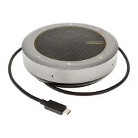 StarTech.com USB-C Conference Speaker Mini Dock, Portable Boardroom Speaker and Multiport Adapter, USB-C to VGA or 4K 60Hz HDMI, 2x USB-A (5Gbps)