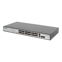 DIGITUS 24-Port Fast Ethernet  PoE Netzwerkswitch, 19 Zoll, unmanaged, 2 GE Uplink Ports, SFP, 370 W, af/at