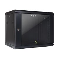 Inter-Tech SMA-6409 - Gehäuse - geeignet für Wandmontage - Schwarz, RAL 9005 - 9U - 48.3 cm (19")