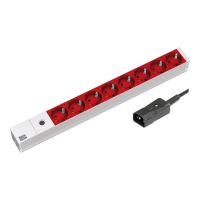 Bachmann Steckdosenleiste (Rack - einbaufähig) - Eingabe, Eingang IEC 60320 C14 - Ausgangsanschlüsse: 8 (IEC 60320 C14)