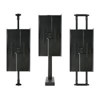 B-TECH BT7901-55, Side covers, Schwarz, 50 kg, 139,7 cm (55"), 139,7 cm (55"), 739 mm