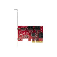 StarTech.com PCIe SATA Controller Karte - 6 Port SATA 3 Erweiterungskarte/Kontroller - 6Gbit/s - Voll- und Low-Profile Blende - PCI Express Festplatten kontroller/Adapter (6P6G-PCIE-SATA-CARD)