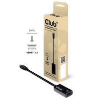 Club 3D Mini DisplayPort 1.4 auf HDMI 2.0a HDR Aktiver Adapter