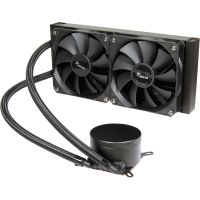 Inter-Tech B-240, All-in-One-Flüssigkeitskühler, 12 cm, Schwarz