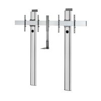 B-TECH BT8710, Schrauben, 140 kg, 142,2 cm (56"), 165,1 cm (65"), 600 x 400 mm, Schwarz, Silber
