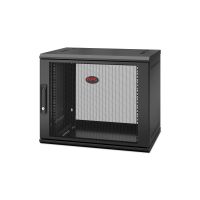 APC NetShelter WX AR109SH4 - Gehäuse - geeignet für Wandmontage - Schwarz - 9U - 48.3 cm (19")