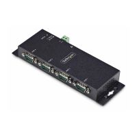 StarTech.com 4P Serial to Ethernet Adapter, IP LAN to RS232 DB9 Converter