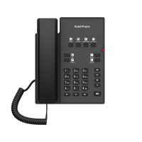 Fanvil H1-2, IP-Telefon, Schwarz, Tisch/Wand, 2 Zeilen, G.711a, G.722, G.723.1, G.726, G.729ab, SIP v1 (RFC2543), v2 (RFC3261) over, RTP/RTCP/SRTP