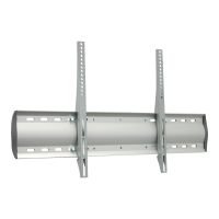 Ergotron WM - Befestigungskit (Wandplatte, 2 Klammern) - schmal - für Flachbildschirm - stranggepresstes Aluminium, Stahl - Silber - Bildschirmgröße: 81.3-304.8 cm (32"-120")