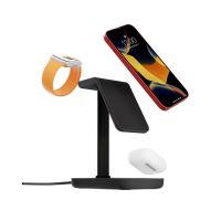 Twelve South HiRise 3, Drinnen, USB, Kabelloses Aufladen, 1,5 m, Schwarz