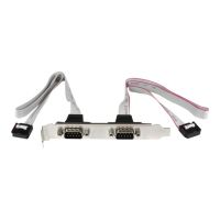 StarTech.com 2 Port Seriell DB9 Slotblech mit 10 Pin (IDC 10)