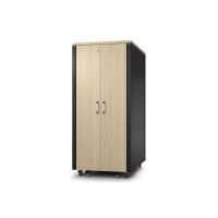 APC NetShelter - Schrank - schallisoliert - Wechselstrom 230 V - Ahorn - 32U - 48.3 cm (19")