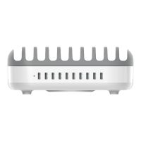 Compulocks 10 Ports USB Charging Dock Station With UK Plug - Ladestation - 120 Watt - 2.4 A - 10 Ausgabeanschlussstellen (USB)