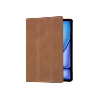 dbramante1928 Risskov - Flip-Hülle für Tablet - genarbtes Leder - Hellbraun (10.9" - 11")