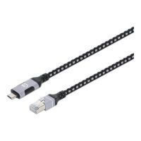 Manhattan Netzwerkkabel - RJ-45 (M) zu 24 pin USB-C (M)