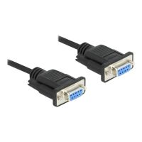 Delock Kabel seriell - DB-9 (W) zu DB-9 (W)