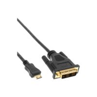 InLine Adapterkabel - Single Link - DVI-D männlich zu 19 pin mini HDMI Type C männlich