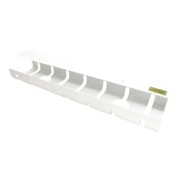 ROLINE Kabel - Organizer - unter Tisch montierbar - weiß (Packung mit 2)