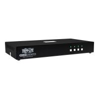 Eaton Tripp Lite Secure KVM Switch, 4-Port, Single Head, DisplayPort to DisplayPort, 4K, NIAP PP4.0, Audio, TAA