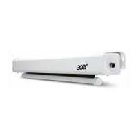 Acer E100-W01MW - Leinwand - Deckenmontage möglich, geeignet für Wandmontage - motorisiert - 220/230 V - 254 cm (100")