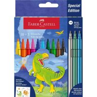 FABER-CASTELL 554214, 13 Farben, Mehrfarbig, Mehrfarbig, Rund, Tinte auf Wasserbasis, 13 Stück(e)