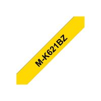 Brother M-K621BZ - Schwarz auf Gelb - Rolle (0,9 cm x 8 m)