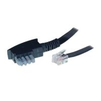 S/CONN maximum connectivity S/CONN 70170, 10 m, TAE-N, RJ-12, Schwarz, Männlich, Männlich