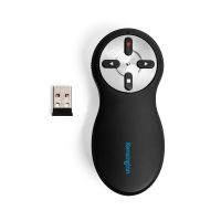 Kensington Wireless Presenter mit rotem Laser & Nano Empfänger, RF, USB, 20 m, Schwarz