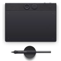 Wacom Intuos Pro Small – 2025, 187 x 105 mm, USB/Bluetooth, Stift, 16:9, 1,8 m, Schwarz