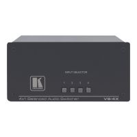Kramer Electronics Kramer VS-4X - Audio-Switch - 4 x Audio - Desktop