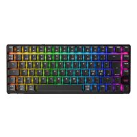 Cherry XTRFY K33 Compact Wireless, Kabellos, USB + RF Wireless + Bluetooth, Mem-chanical key switch, QWERTY, RGB-LED, Schwarz