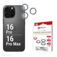 E.V.I. 02123, Apple, iPhone 16 Pro/16 Pro Max, Staubresistent, Schlagfest, Kratzresistent, Schwarz, Transparent, 1 Stück(e)