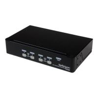 StarTech.com 4-Port USB KVM Swith with OSD - TAA Compliant - 1U Rack Mountable VGA KVM Switch (SV431DUSBU)
