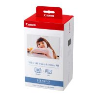 Canon KP-108IN, Tintenstrahl, Rot, Weiß, 108 Blätter, Canon SELPHY Compact, 101,6 mm, 152,4 mm