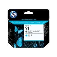 HP 91 - Cyan, mattschwarz - Druckkopf - für DesignJet Z6100