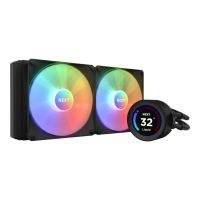 NZXT Kraken Elite 280 RGB - Prozessor-Flüssigkeitskühlsystem - mit LCD-Display - (für: LGA115x Socket, LGA1200, LGA1700, AM4, AM5, sTRX4, TR4)