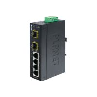 Planet IGS-620TF - Switch - unmanaged - 4 x 10/100/1000 + 2 x Gigabit SFP