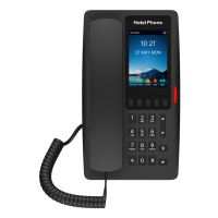Fanvil H6W, IP-Telefon, Schwarz, Kabelgebundenes Mobilteil, Im Band, Außerhalb des Bandes, SIP-Info, 2 Zeilen, 8,89 cm (3.5")
