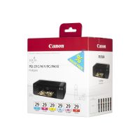 Canon PGI-29 CMY/PC/PM/R Multipack - Gelb, Cyan, Magenta, Rot, Photo Cyan, Photo Magenta