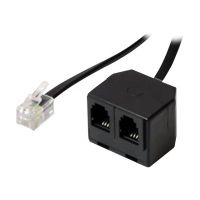 ShiverPeaks S-Impuls - Telefon-Splitter - RJ-9 (M) zu RJ-9 (W)