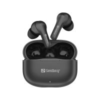 SANDBERG 126-51, True Wireless Stereo (TWS), Musik/Alltag, 20 - 20000 Hz, 40 g, Kopfhörer, Schwarz