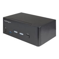 StarTech.com 2-Port Dual Monitor HDMI KVM-Switch - 4K 60Hz UHD HDR - Desktop 4K HDMI 2.0 KVM-Switch mit 2-Port USB 3.0 Hub (5 Gbit/s)