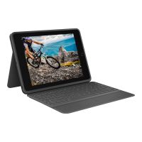 Logitech Rugged Folio - Tastatur und Foliohülle - Apple Smart connector - QWERTY - GB - Graphite - für Apple 10.9-inch iPad (10. Generation)