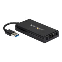 StarTech.com USB 3.0 auf Displayport Adapter - Externe Monitor Grafikkarte DisplayLink zertifiziert - Ultra HD 4k - USB/DisplayPort-Adapter - TAA-konform - USB Typ A (M)